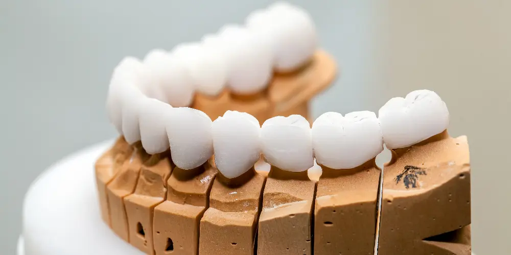zirconium oxide dental crowns