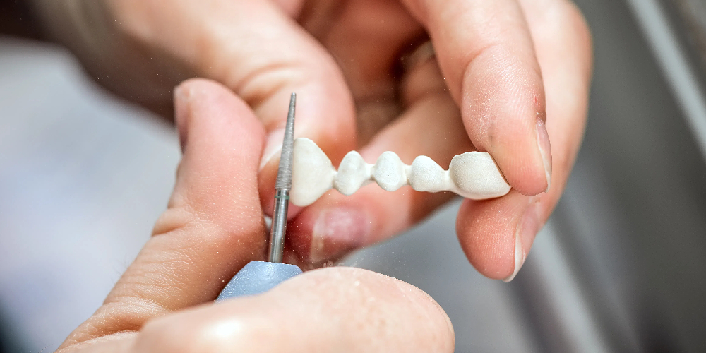 tooth crown made of zirconia