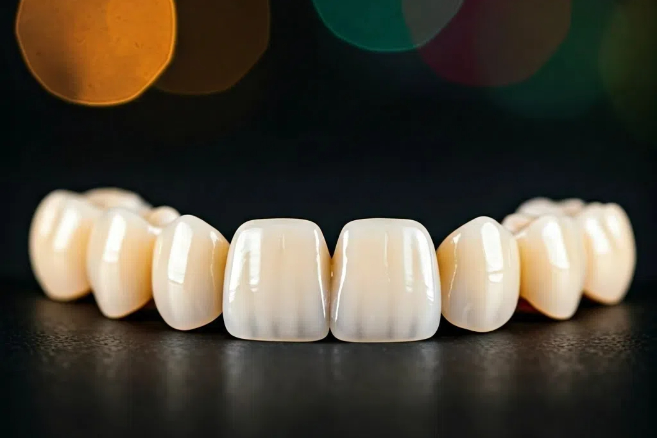 ceramic and zirconia crowns