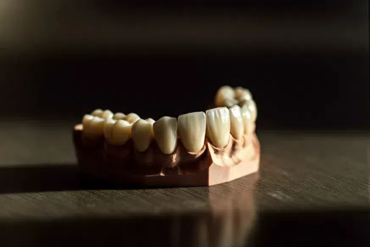 zirconia and porcelain crowns